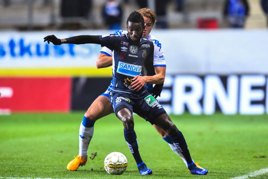 Gefles Dioh Williams  och IFK Göteborgs Thomas Rogne