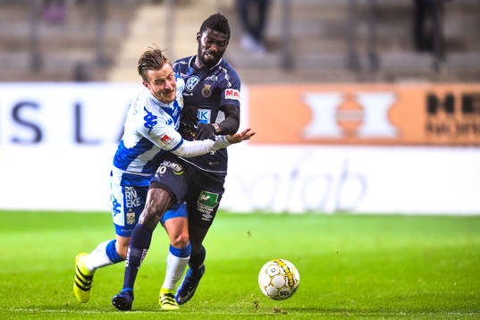IFK Göteborgs Scott Jamieson och Gefles Dioh Williams