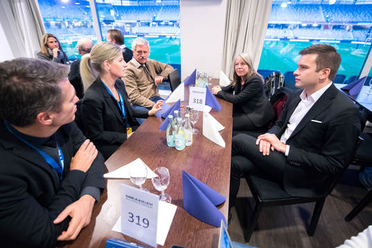 IFK Göteborgs sportchef Mats Gren, Elisabeth Anderton,