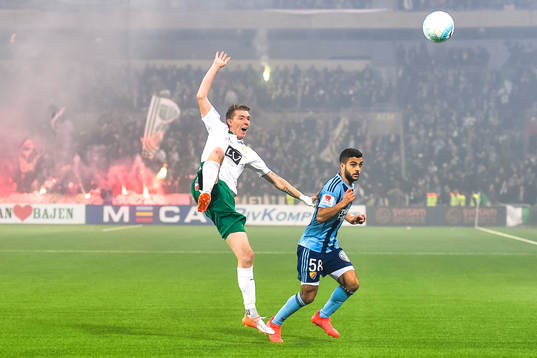 Djurgårdens Othman El Kabir och Hammarbys Birkir Már
