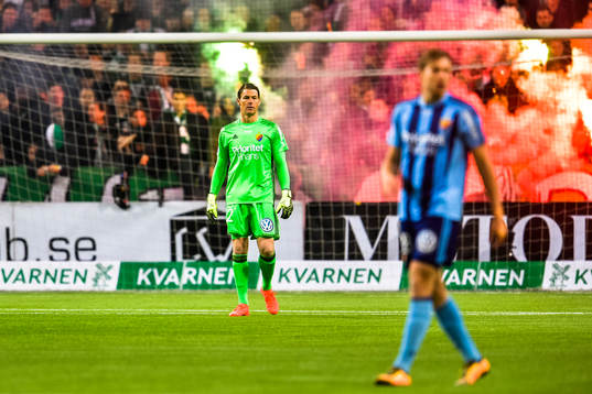 Djurgårdens målvakt Kenneth Høie