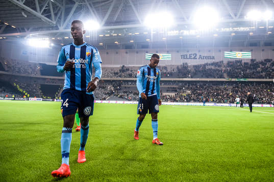 Djurgårdens Philana Tinotenda Kadewere och Mihlali Mabhuti