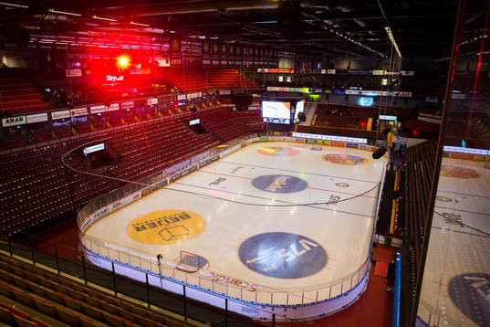 Generell vy inne på Gavlerinken Arena före