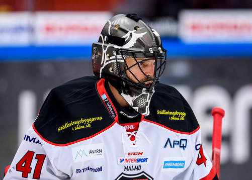 Malmö Redhawks målvakt Cristopher Nihlstorp på