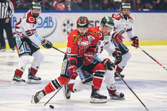 Örebros Libor Hudacek och Frölundas Carl Grundström