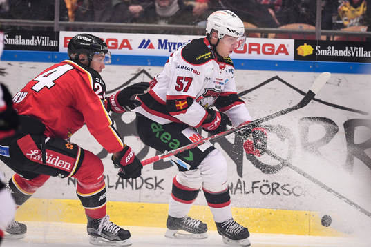 Luleås Johan Harju och Malmö Redhawks Johan Ivarsson