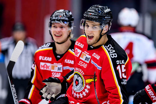 Luleås Christian Jaros jublar