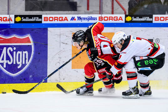 Luleås Gustav Rydahl och Malmö Redhawks Nils Andersson