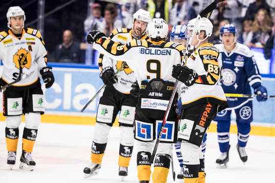 Skellefteås Tim Söderlund, Sebastian Aho, Jimmie Ericsson