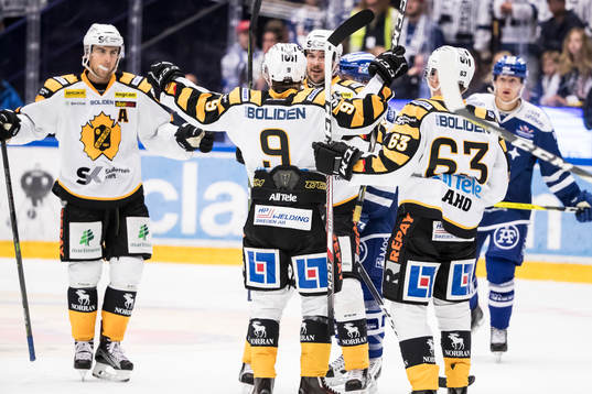 Skellefteås Tim Söderlund, Sebastian Aho, Jimmie Ericsson