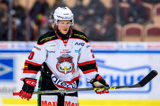 Malmö Redhawks Erik Forssell deppar