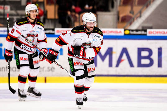 Malmö Redhawks André Benoit jublar