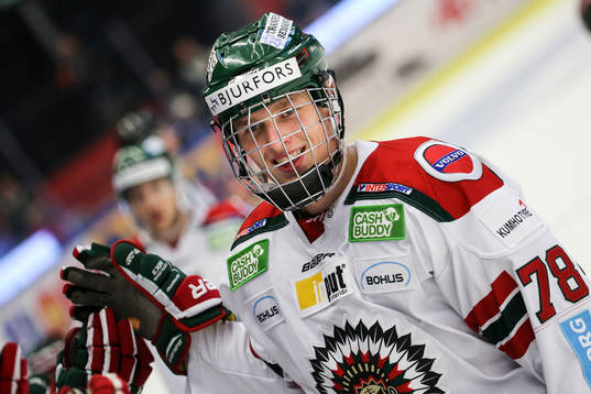 Frölundas Kristian Vesalainen jublar