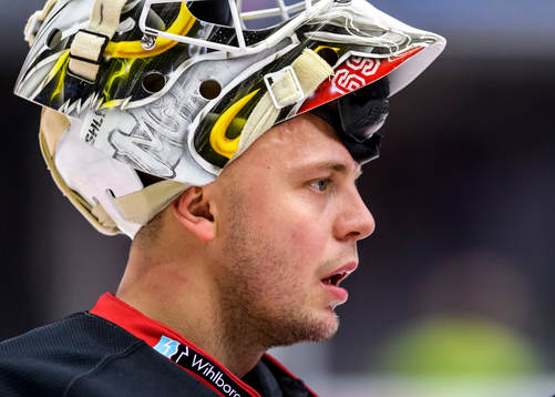 Malmö Redhawks målvakt Oscar Alsenfelt