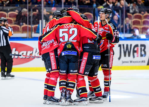 Luleåspelarna jublar