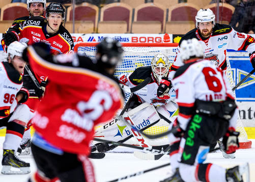 Malmö Redhawks målvakt Oscar Alsenfelt