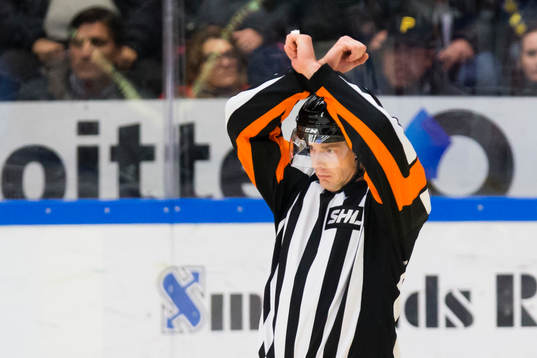 Domaren Mikael Andersson dömmer straff för HV71