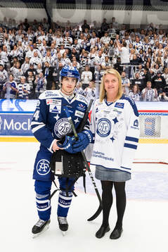 Leksands Oskar Lang utsedd till matchens lirare