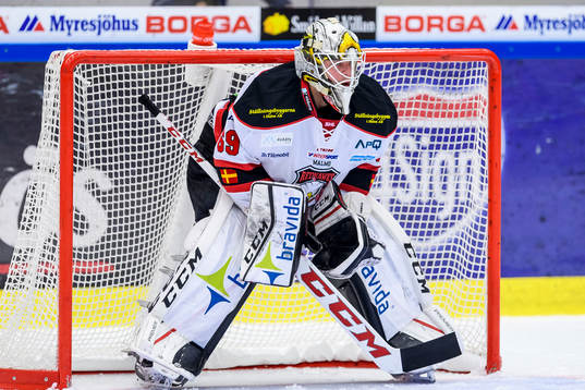 Malmö Redhawks målvakt Oscar Alsenfelt