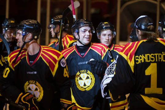 Brynäs Ponthus Westerholm jublar