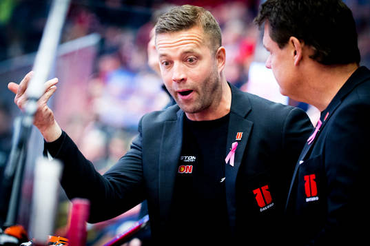 Örebros tränare Johan Tornberg och tränare Lars Ivarsson