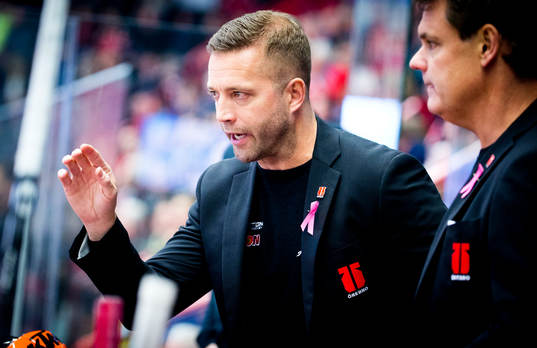 Örebros tränare Johan Tornberg och tränare Lars Ivarsson