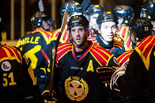 Brynäs Ryan Gunderson jublar