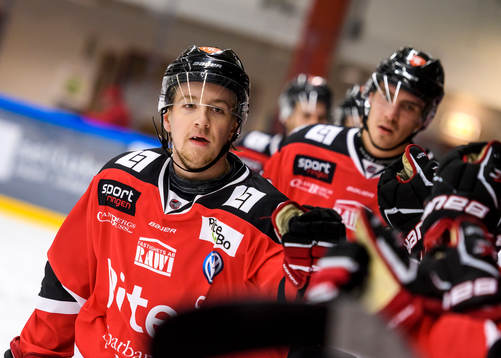 Piteås Viktor Sandberg jublar