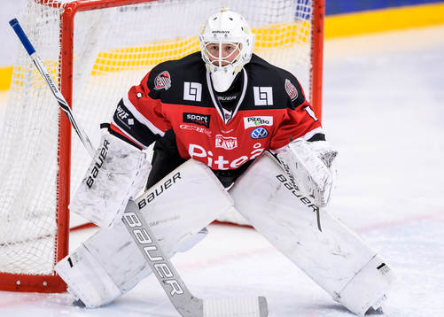 Piteås målvakt Joel Vännström