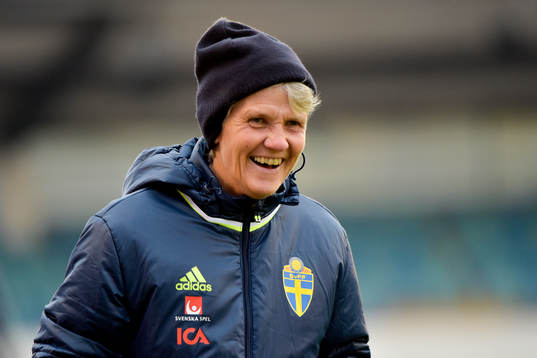 Sveriges förbundskapten Pia Sundhage