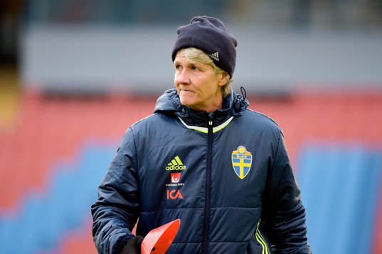Sveriges förbundskapten Pia Sundhage