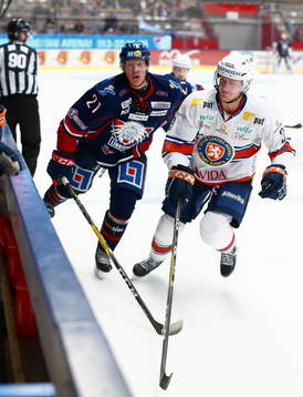 Linköpings Emil Sylvegård och Växjös Oliver Bohm