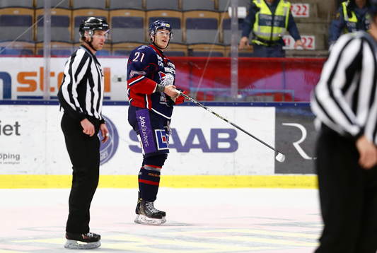 Matchstraff för Linköpings Emil Sylvegård