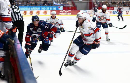 Linköpings Emil Sylvegård och Växjös Oliver Bohm