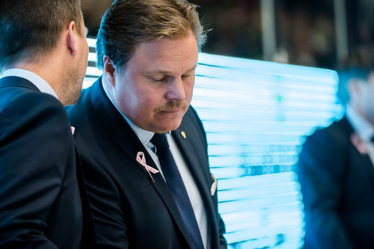 Färjestads tränare Leif Carlsson