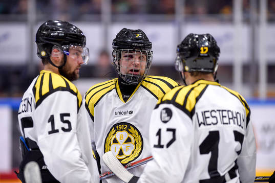 Brynäs Simon Bertilsson, Ponthus Westerholm och Pathrik