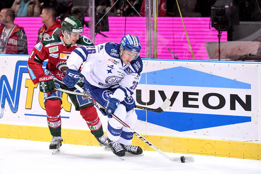 Frölundas Nicklas Lasu och Leksands Patrik Norén