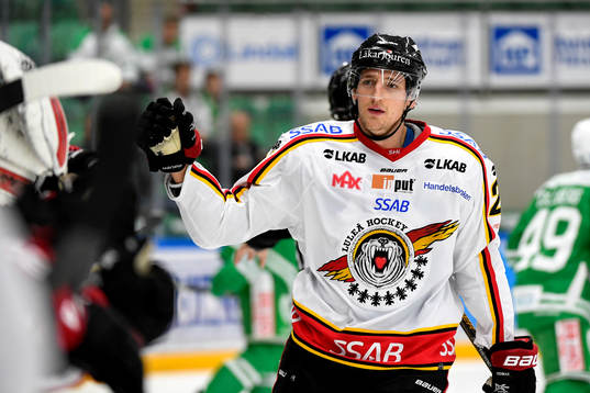 Luleås Anton Hedman jublar