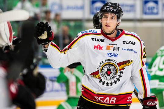 Luleås Anton Hedman jublar