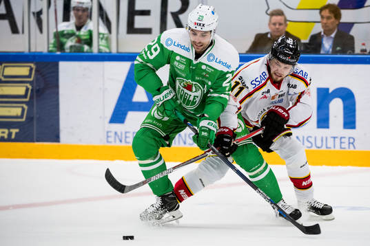 Rögles Ludvig Rensfeldt och Luleås Petter Emanuelsson