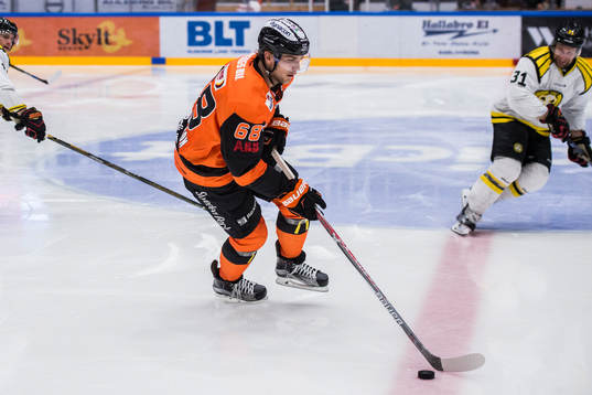 Karlskronas Daniel Gunnarsson och Brynäs Jonathan