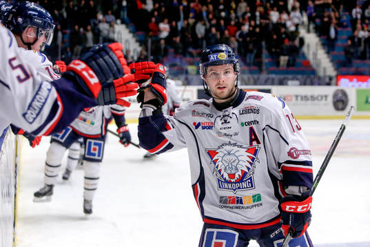 Linköpings Niklas Persson jublar