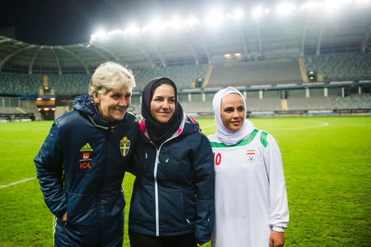 Sveriges förbundskapten Pia Sundhage