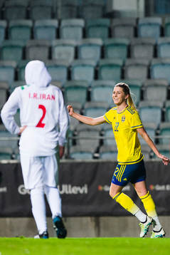 Sveriges Olivia Schough jublar
