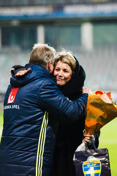 Svenska fotbollsförbundets ordförande Karl-Erik Nilsson