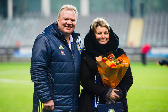 Svenska fotbollsförbundets ordförande Karl-Erik Nilsson
