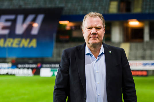 Svenska Fotbollsförbundets ordförande Karl-Erik Nilsson