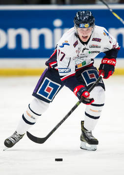 Linköpings Henrik Törnqvist i aktion