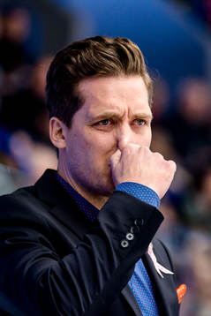 Växjös tränare Sam Hallam