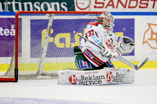 Frölundas målvakt Johan Gustafsson